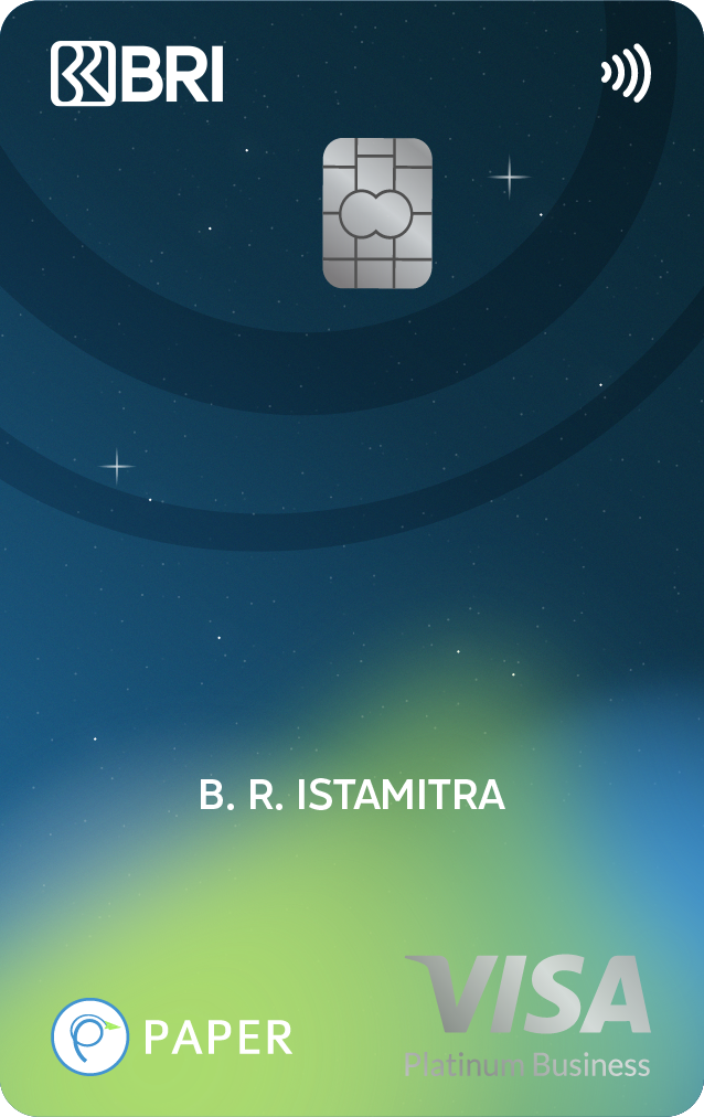 frontside-card-Limit BRI Paper Universe Card mulai dari Rp 5.000.000