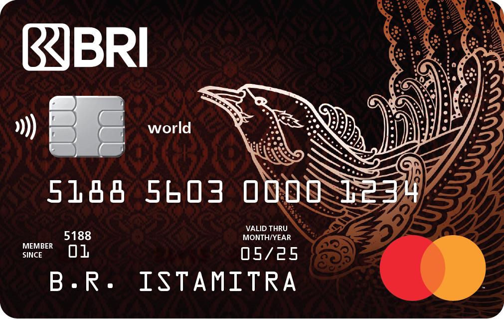 frontside-card-Limit BRI World Access sampai dengan Rp 999.999.999