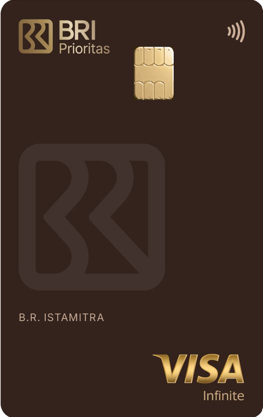 frontside-card-Kartu Kredit untuk Pribadi Terpilih Bank BRI​